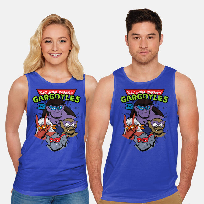 Nocturnal Warrior Gargoyles-Unisex-Basic-Tank-Boggs Nicolas