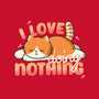 I Love Doing Nothing-Womens-Fitted-Tee-Freecheese