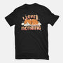 I Love Doing Nothing-Womens-Fitted-Tee-Freecheese