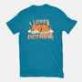 I Love Doing Nothing-Womens-Fitted-Tee-Freecheese
