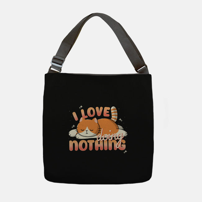 I Love Doing Nothing-None-Adjustable Tote-Bag-Freecheese