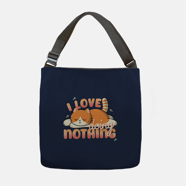 I Love Doing Nothing-None-Adjustable Tote-Bag-Freecheese
