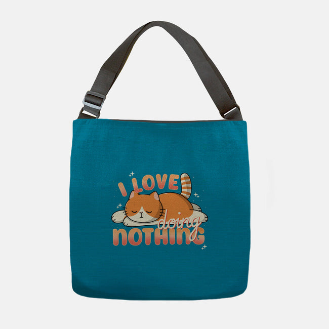 I Love Doing Nothing-None-Adjustable Tote-Bag-Freecheese