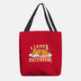 I Love Doing Nothing-None-Basic Tote-Bag-Freecheese