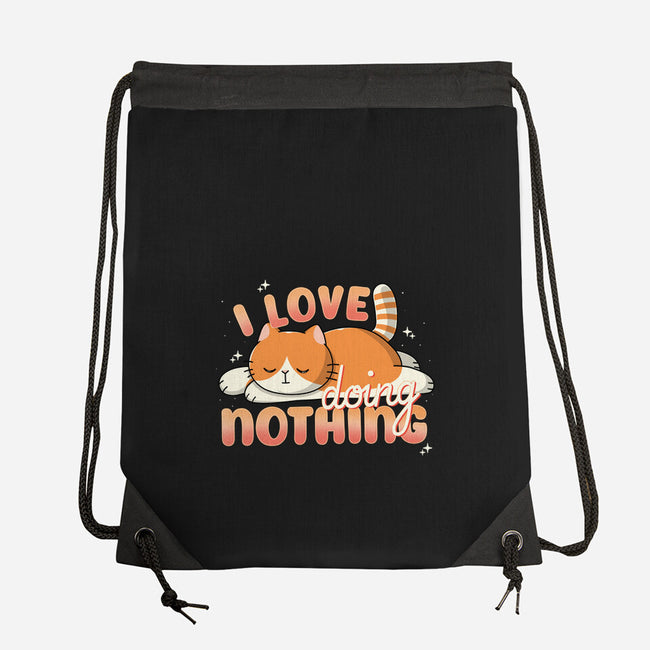 I Love Doing Nothing-None-Drawstring-Bag-Freecheese
