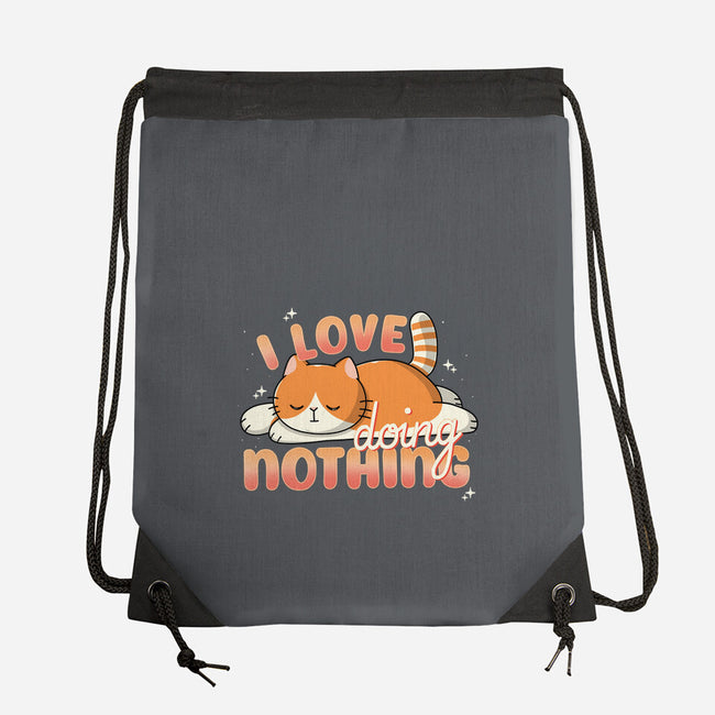 I Love Doing Nothing-None-Drawstring-Bag-Freecheese