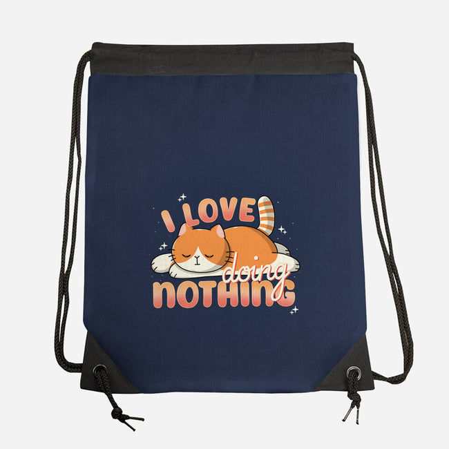 I Love Doing Nothing-None-Drawstring-Bag-Freecheese