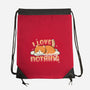 I Love Doing Nothing-None-Drawstring-Bag-Freecheese