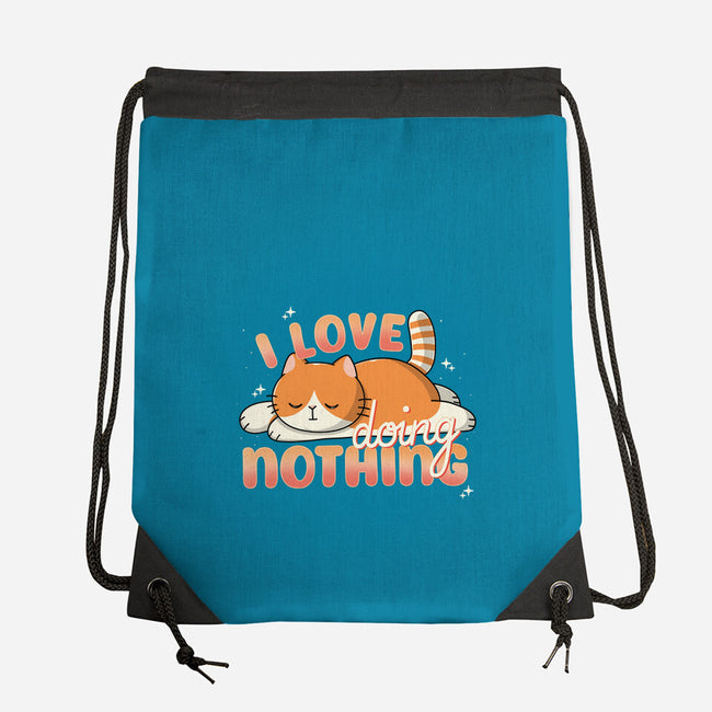 I Love Doing Nothing-None-Drawstring-Bag-Freecheese