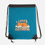 I Love Doing Nothing-None-Drawstring-Bag-Freecheese