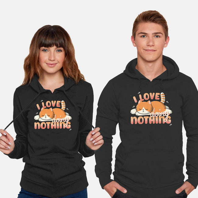 I Love Doing Nothing-Unisex-Pullover-Sweatshirt-Freecheese