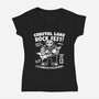 Crystal Lake Rock Fest-Womens-V-Neck-Tee-krisren28