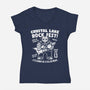 Crystal Lake Rock Fest-Womens-V-Neck-Tee-krisren28