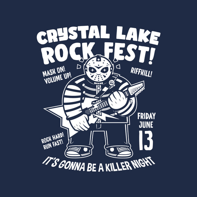 Crystal Lake Rock Fest-Unisex-Kitchen-Apron-krisren28
