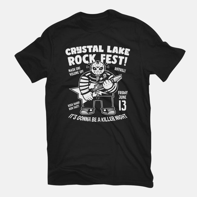 Crystal Lake Rock Fest-Mens-Heavyweight-Tee-krisren28