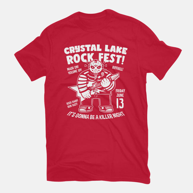 Crystal Lake Rock Fest-Mens-Heavyweight-Tee-krisren28