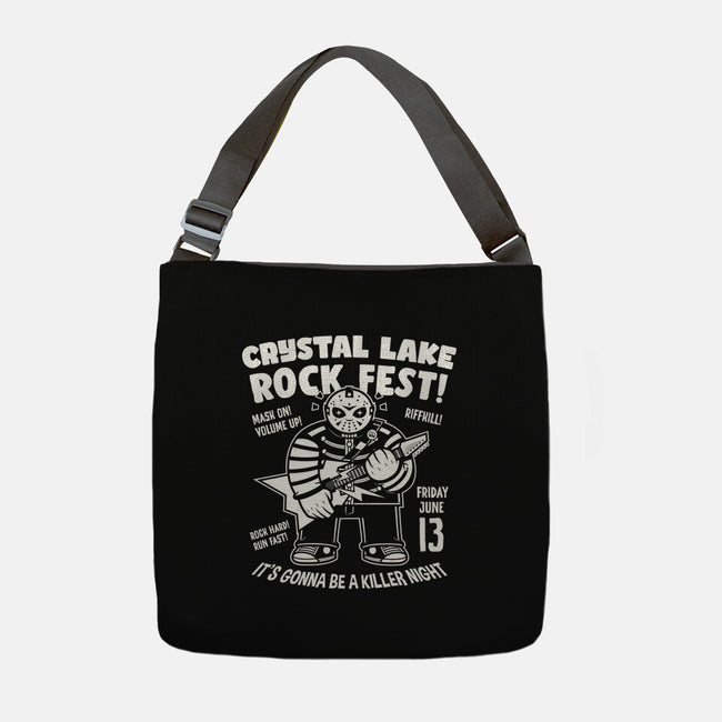 Crystal Lake Rock Fest-None-Adjustable Tote-Bag-krisren28