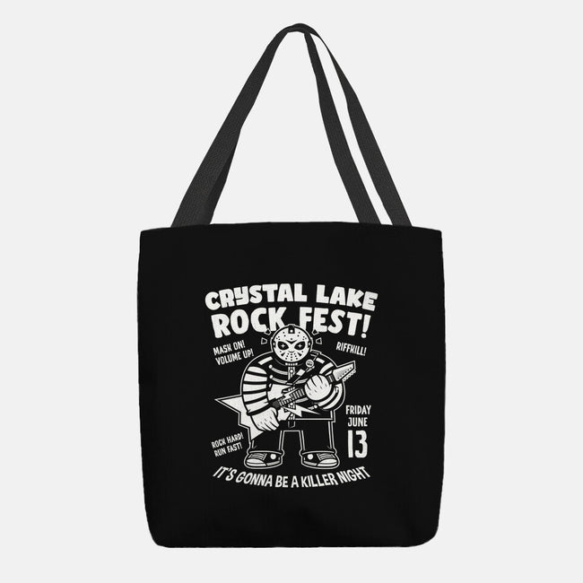 Crystal Lake Rock Fest-None-Basic Tote-Bag-krisren28