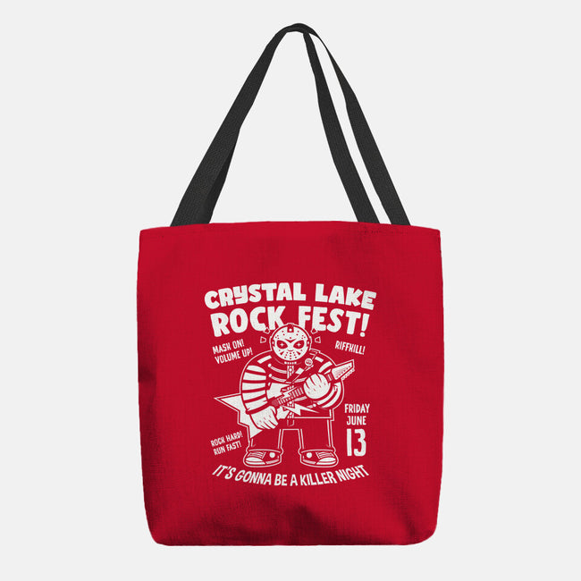 Crystal Lake Rock Fest-None-Basic Tote-Bag-krisren28
