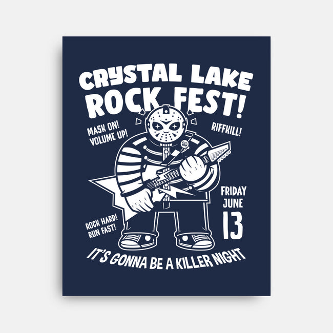 Crystal Lake Rock Fest-None-Stretched-Canvas-krisren28