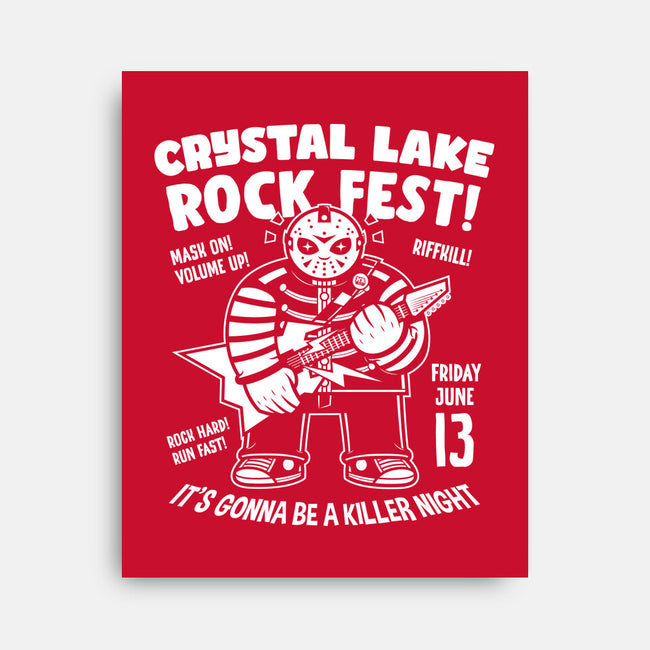 Crystal Lake Rock Fest-None-Stretched-Canvas-krisren28
