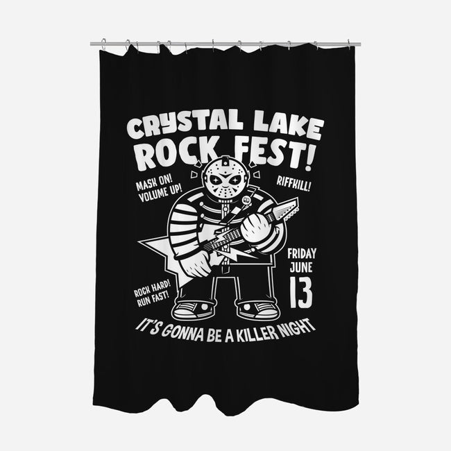 Crystal Lake Rock Fest-None-Polyester-Shower Curtain-krisren28