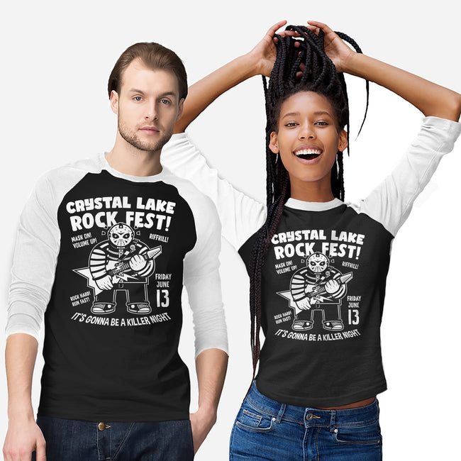 Crystal Lake Rock Fest-Unisex-Baseball-Tee-krisren28
