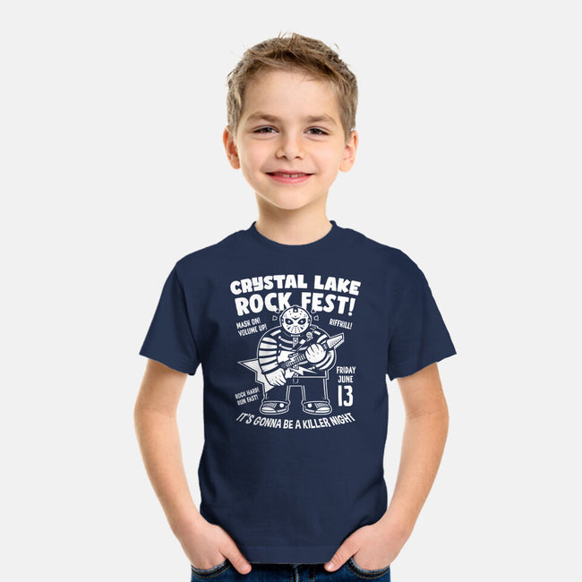 Crystal Lake Rock Fest-Youth-Basic-Tee-krisren28
