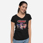 The Powerpuff Hunters-Womens-V-Neck-Tee-estudiofitas