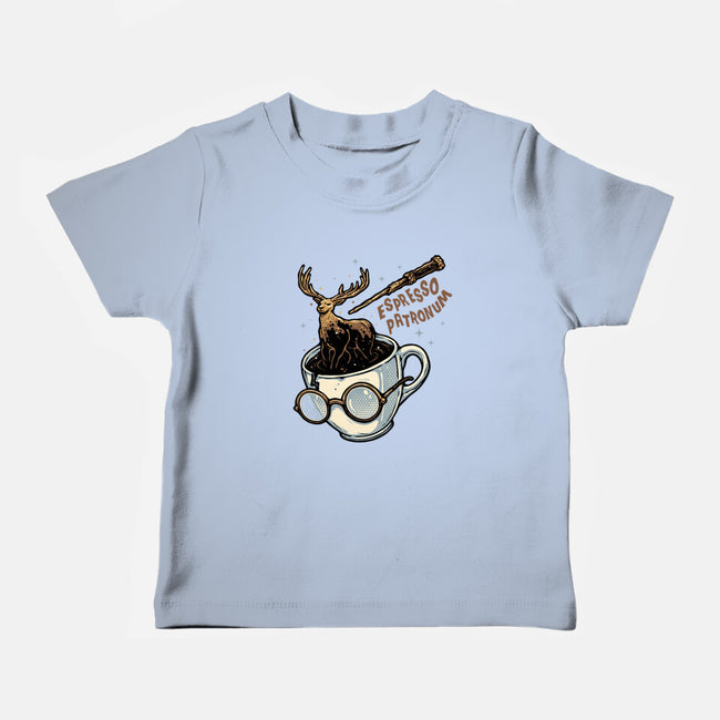 Magic Of Espresso-Baby-Basic-Tee-glitchygorilla