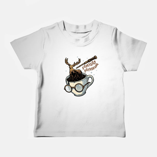 Magic Of Espresso-Baby-Basic-Tee-glitchygorilla