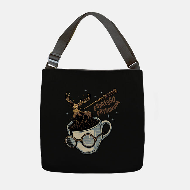 Magic Of Espresso-None-Adjustable Tote-Bag-glitchygorilla