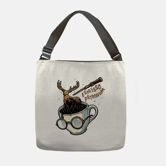 Magic Of Espresso-None-Adjustable Tote-Bag-glitchygorilla