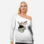 Magic Of Espresso-Womens-Off Shoulder-Sweatshirt-glitchygorilla
