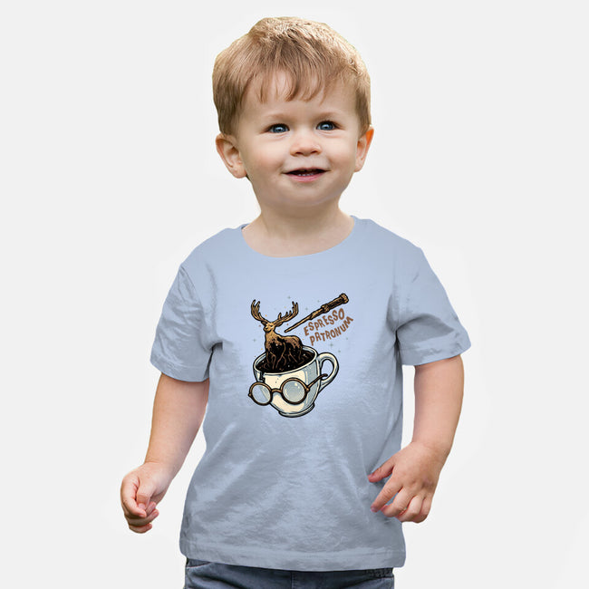 Magic Of Espresso-Baby-Basic-Tee-glitchygorilla