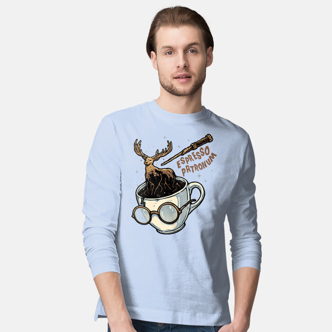 Magic Of Espresso-Mens-Long Sleeved-Tee-glitchygorilla