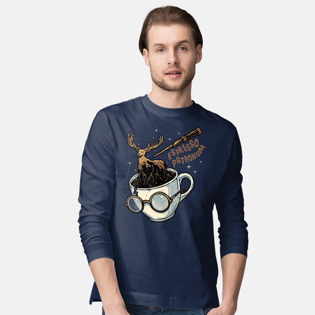 Magic Of Espresso-Mens-Long Sleeved-Tee-glitchygorilla