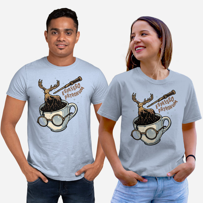 Magic Of Espresso-Unisex-Basic-Tee-glitchygorilla