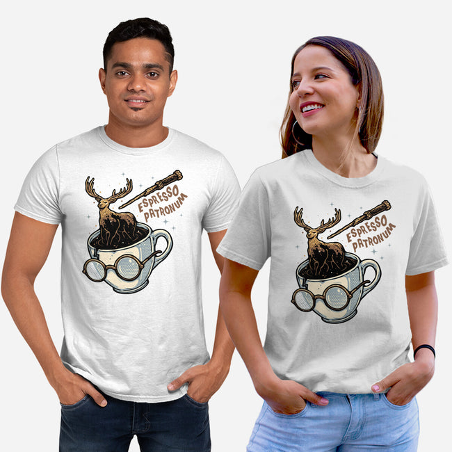 Magic Of Espresso-Unisex-Basic-Tee-glitchygorilla