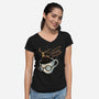 Magic Of Espresso-Womens-V-Neck-Tee-glitchygorilla