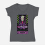 Jason The Death Guy-Womens-V-Neck-Tee-BadBox