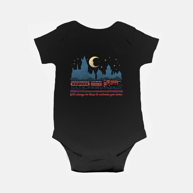 Welcome You Home-Baby-Basic-Onesie-glitchygorilla