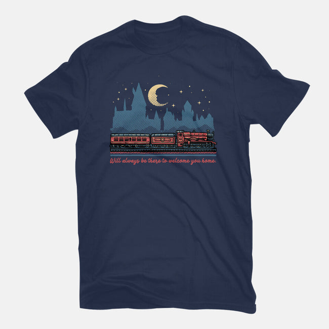 Welcome You Home-Womens-Fitted-Tee-glitchygorilla