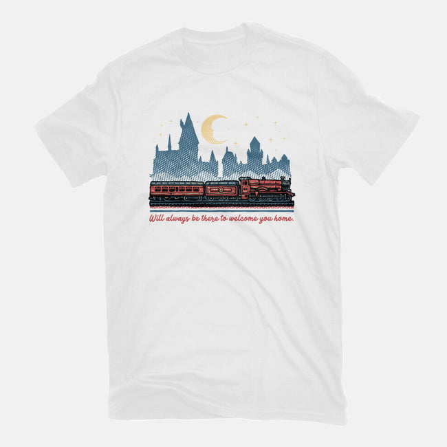 Welcome You Home-Womens-Fitted-Tee-glitchygorilla