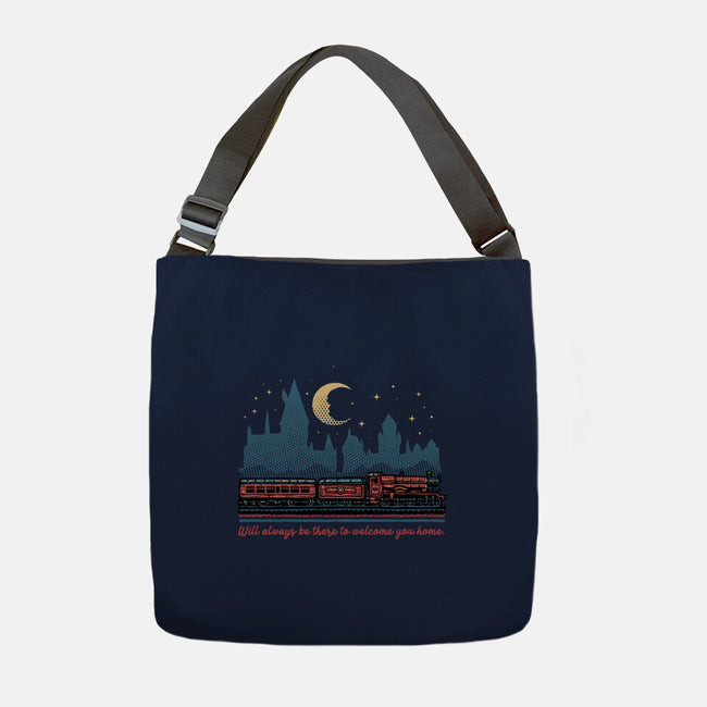 Welcome You Home-None-Adjustable Tote-Bag-glitchygorilla