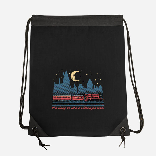 Welcome You Home-None-Drawstring-Bag-glitchygorilla