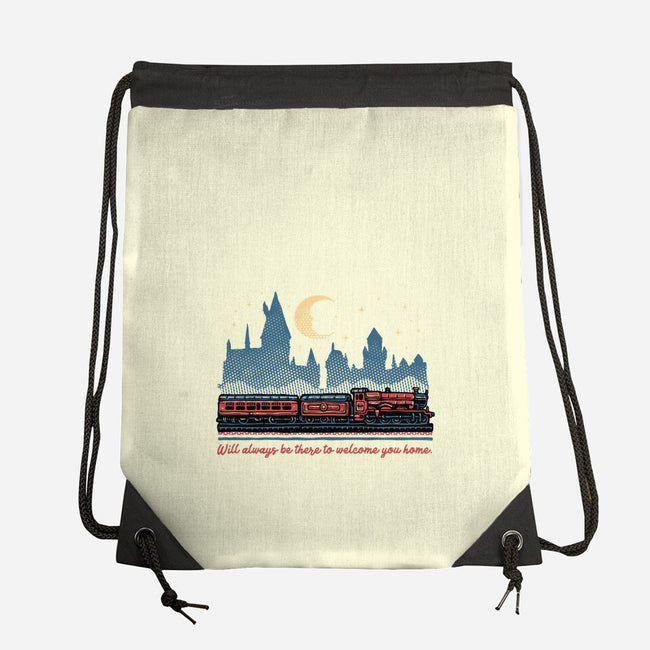 Welcome You Home-None-Drawstring-Bag-glitchygorilla