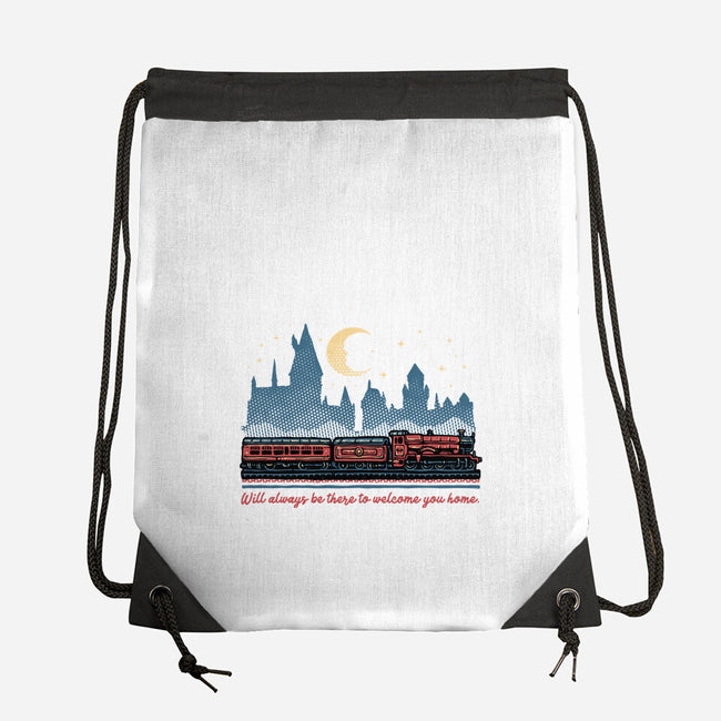 Welcome You Home-None-Drawstring-Bag-glitchygorilla