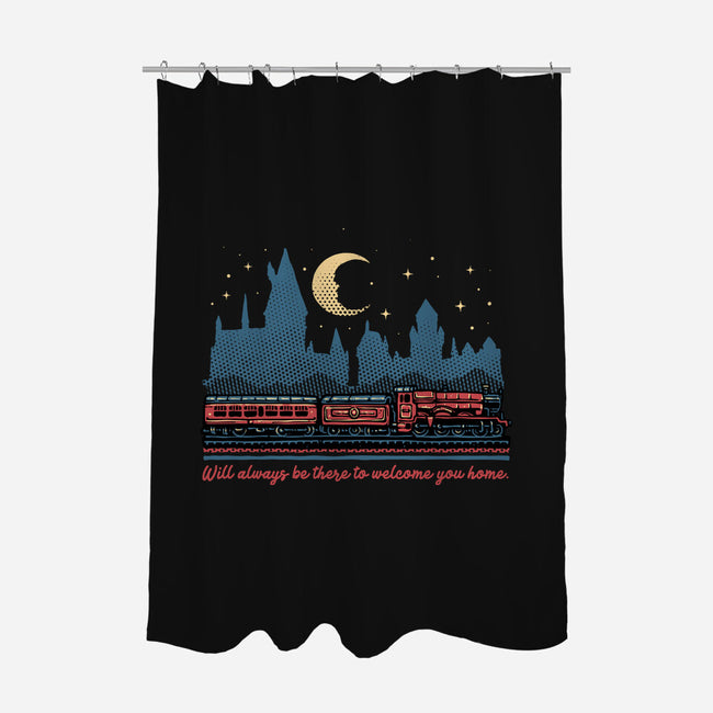 Welcome You Home-None-Polyester-Shower Curtain-glitchygorilla