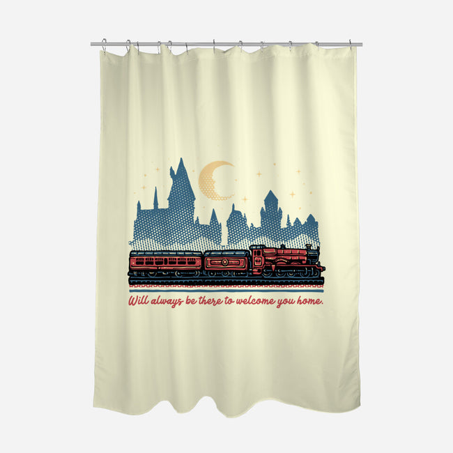 Welcome You Home-None-Polyester-Shower Curtain-glitchygorilla